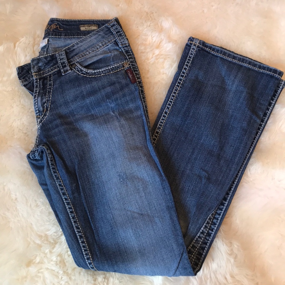 Silver Bootcut Jeans